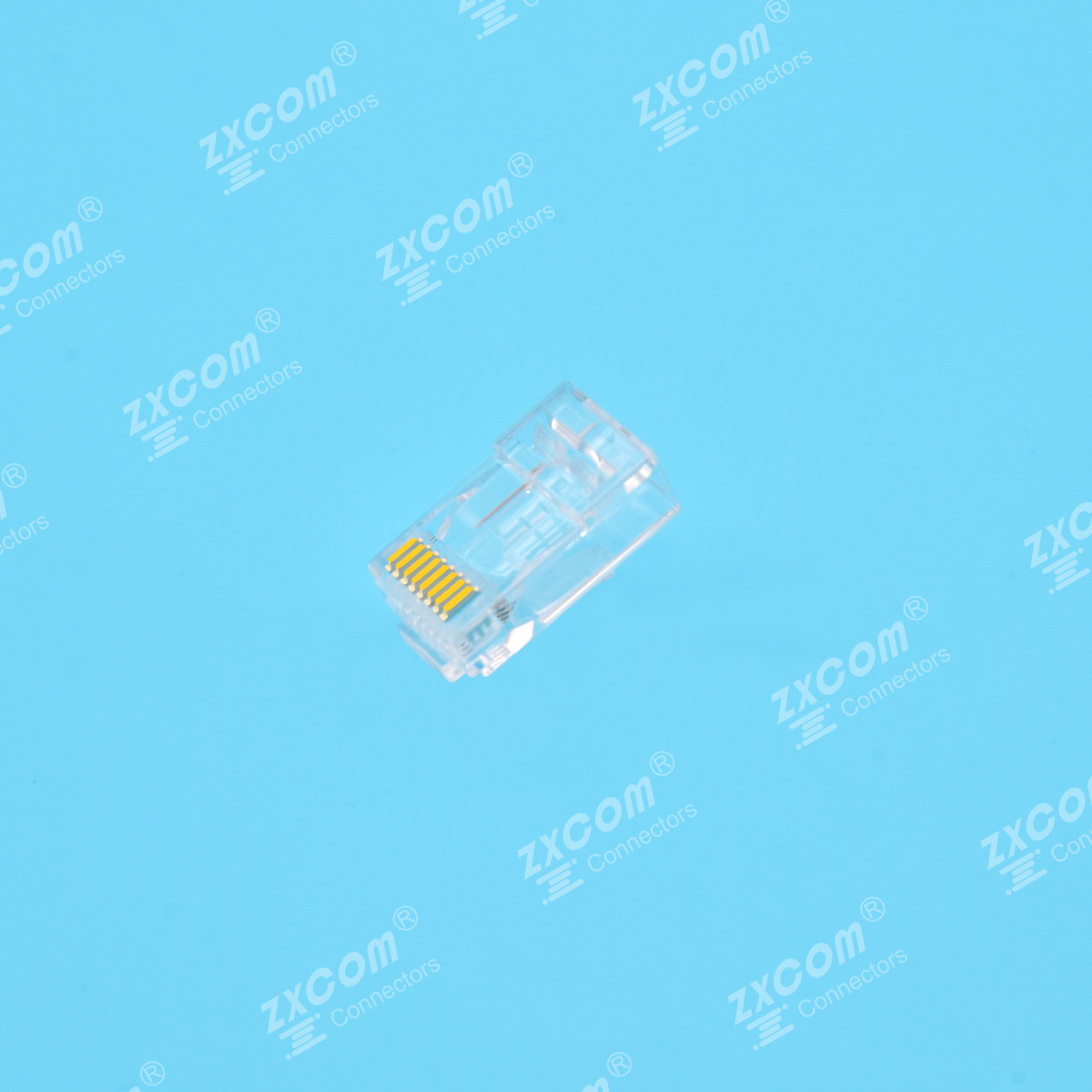 8P8C 水晶头 单排 短线槽