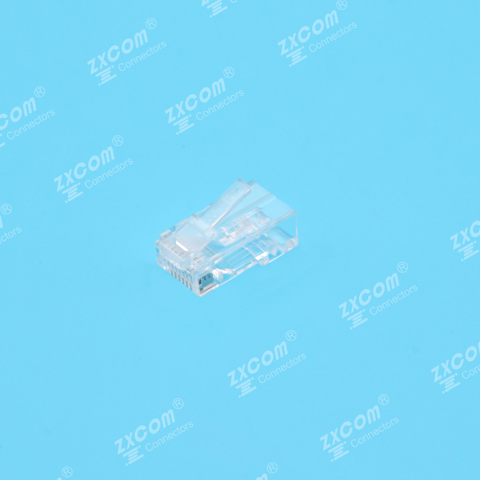 8P8C 水晶头 单排 短线槽