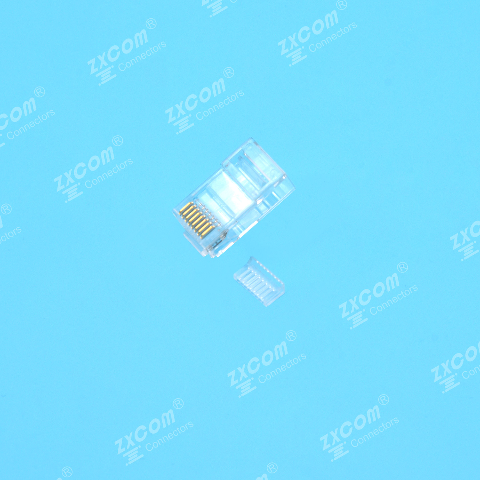 8P8C 水晶头 单排 二件式