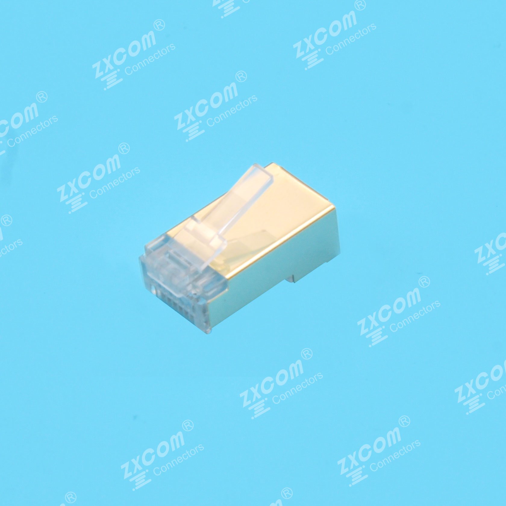 8P8C 水晶头 4上4下 一件式 常规通用型