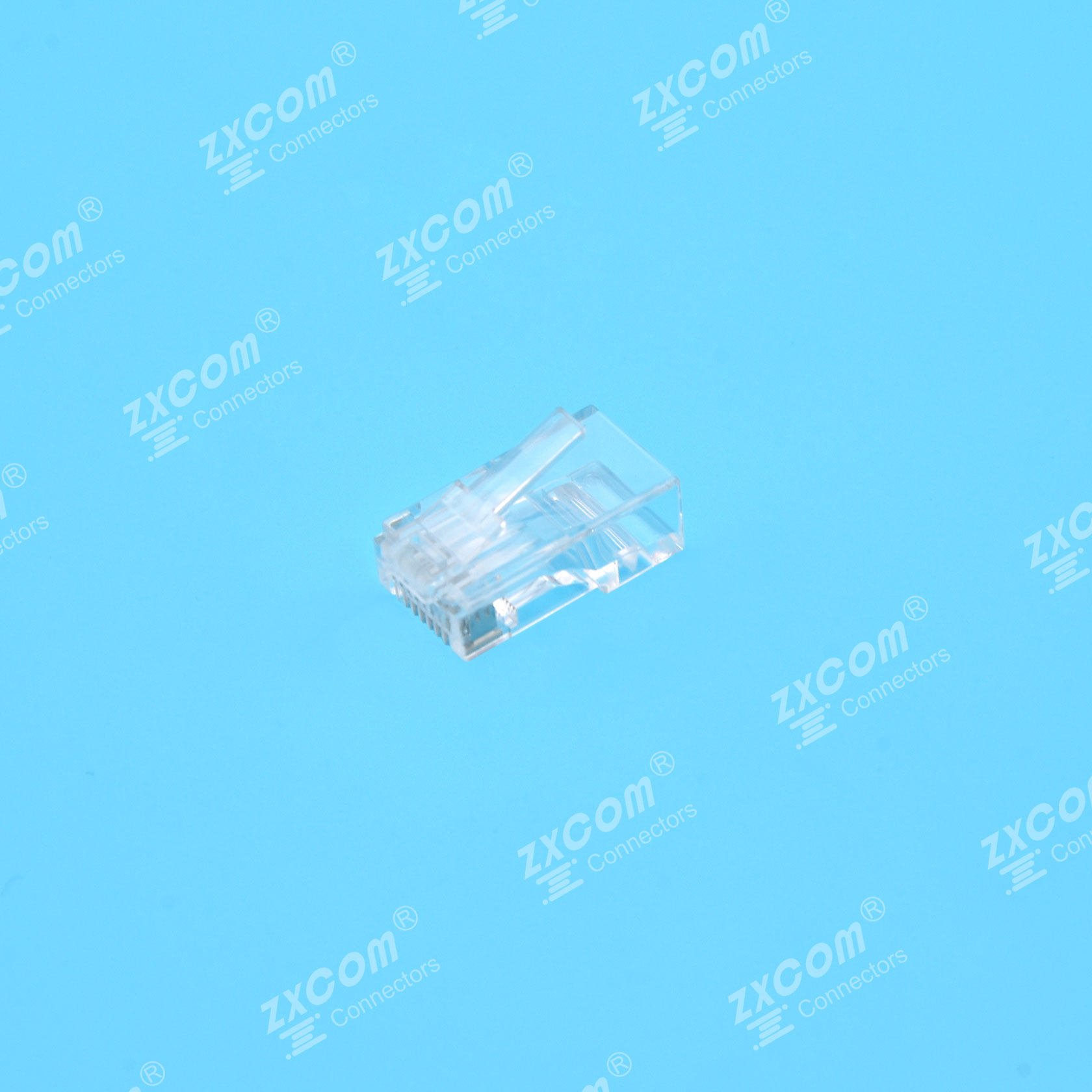 8P8C 水晶头 4上4下 一件式 常规通用型