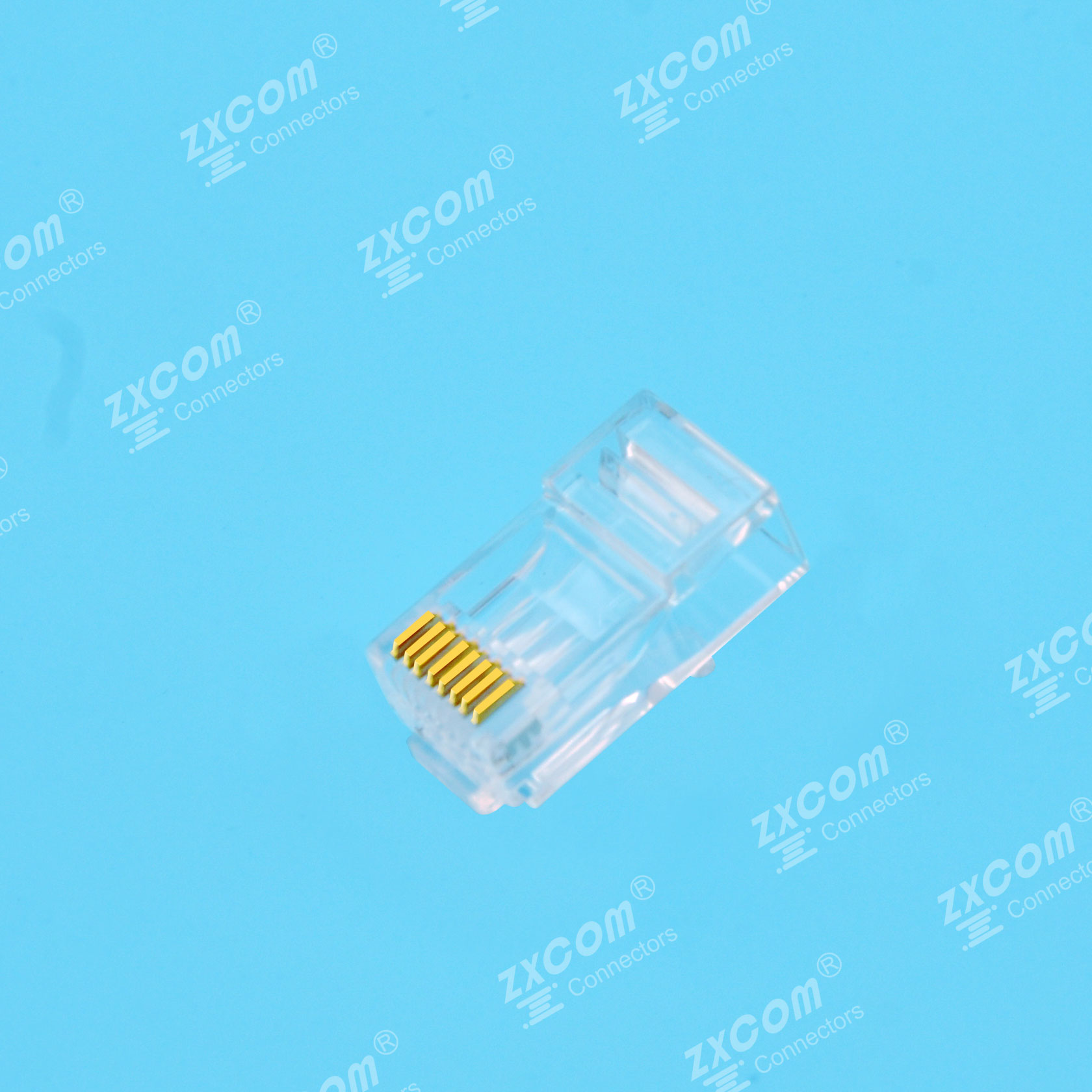 8P8C 水晶头 4上4下 一件式 常规通用型