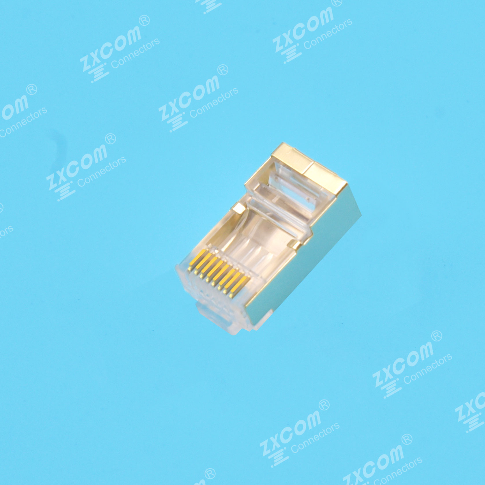 8P8C 水晶头 4上4下 一件式 常规通用型